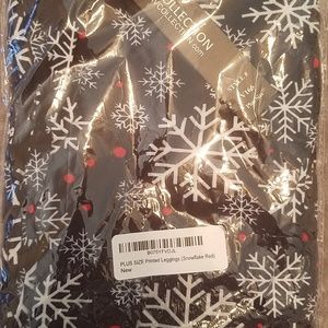 Winter Snowflake Leggings NWT